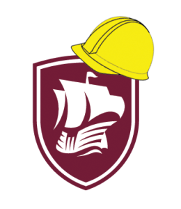 Logo with Construction Hat