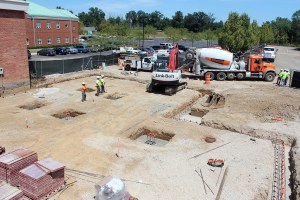 Upper School Wing Construction Photo