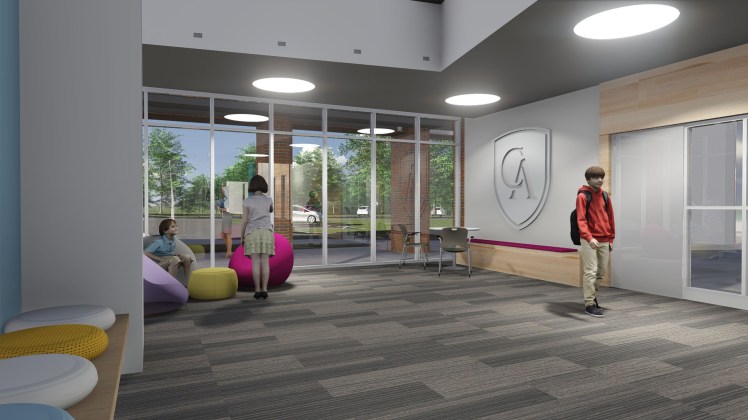 Middle School Entrance Rendering